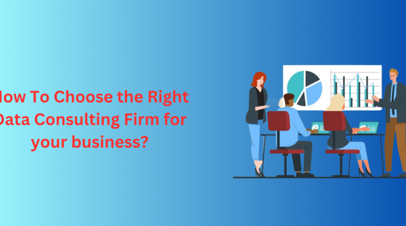How To Choose the Right Data Consulting Firm for your business?